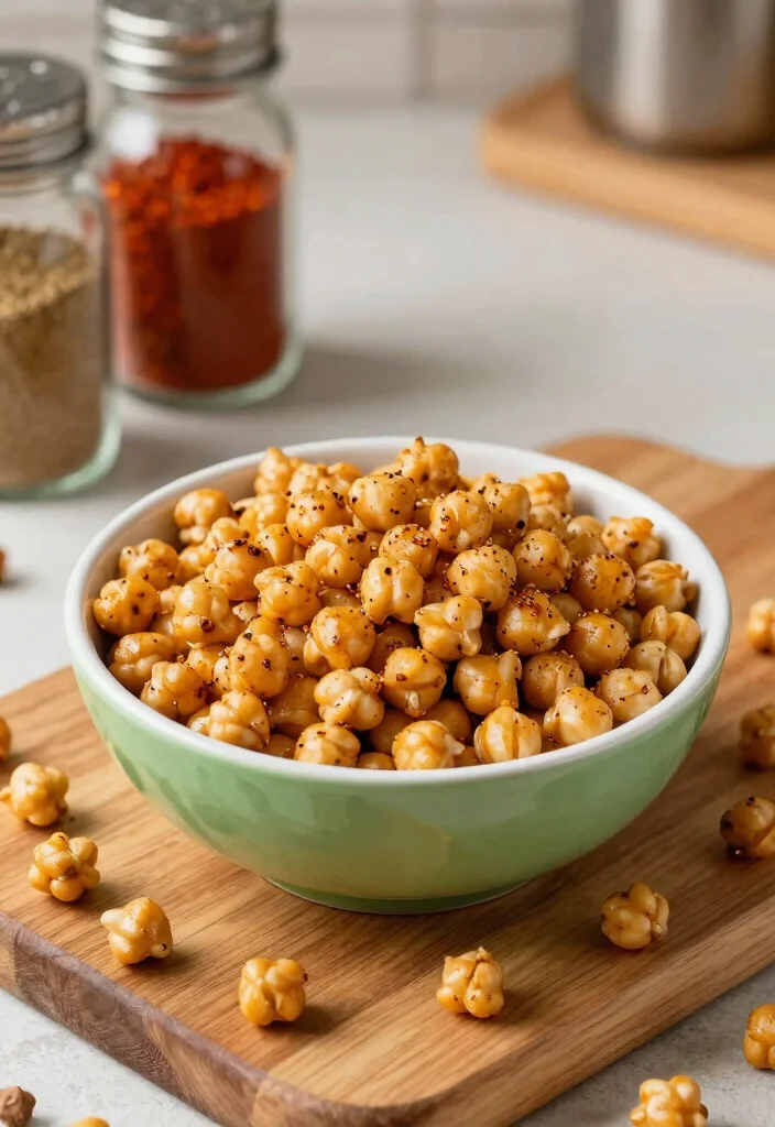 10 Quick Gluten Free Snacks That Are Tasty Healthy and Ready in Minutes - 2. Crunchy Chickpea Snack Mix 1