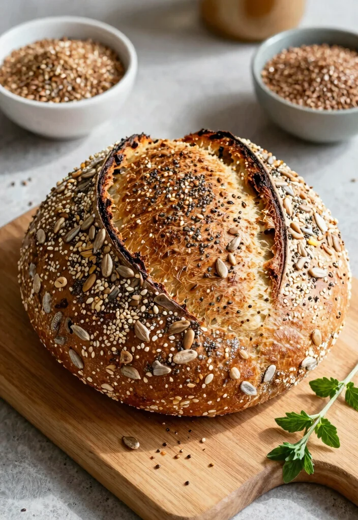 11 Best Gluten Free Sourdough Bread Recipes Crusty on the Outside Soft Inside - 3. Seeded Gluten Free Sourdough Bread 1