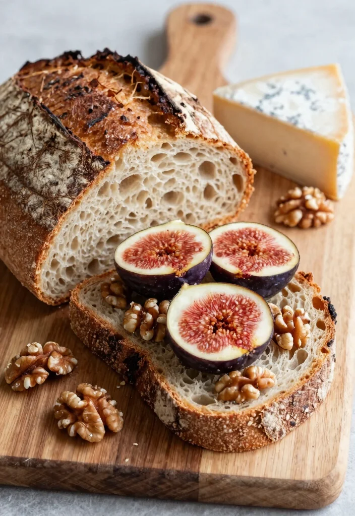 11 Best Gluten Free Sourdough Bread Recipes Crusty on the Outside Soft Inside - 6. Fig and Walnut Gluten Free Sourdough 1