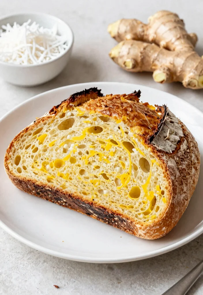 11 Best Gluten Free Sourdough Bread Recipes Crusty on the Outside Soft Inside - 8. Coconut and Ginger Gluten Free Sourdough 1