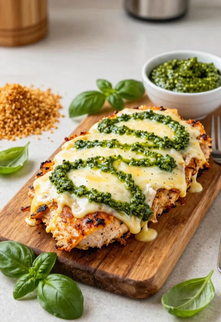 11 Crispy Gluten Free Chicken Parmesan Recipes Better Than Takeout - 2. Air Fryer Pesto Chicken Parmesan 1