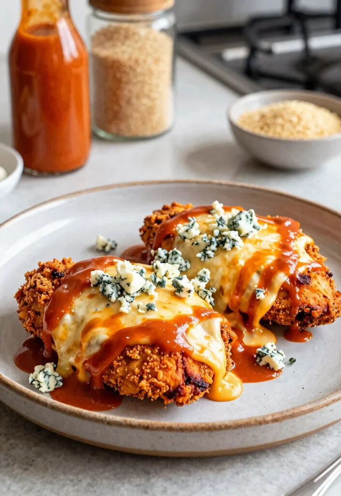 11 Crispy Gluten Free Chicken Parmesan Recipes Better Than Takeout - 4. Spicy Buffalo Chicken Parmesan 1