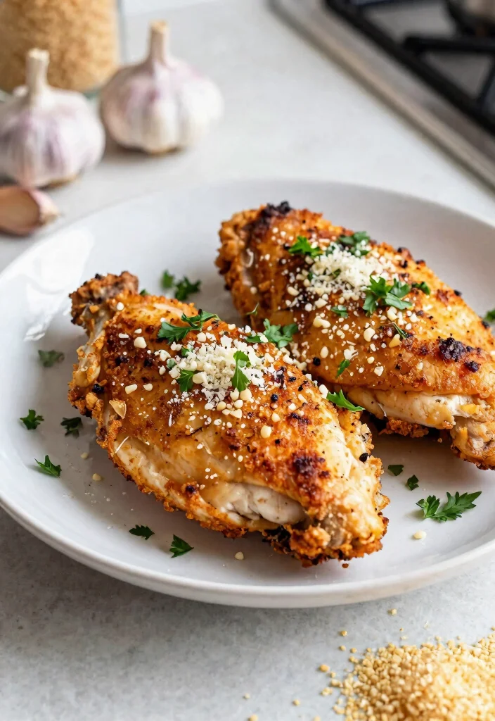 11 Crispy Gluten Free Chicken Parmesan Recipes Better Than Takeout - 8. Garlic Parmesan Chicken 1