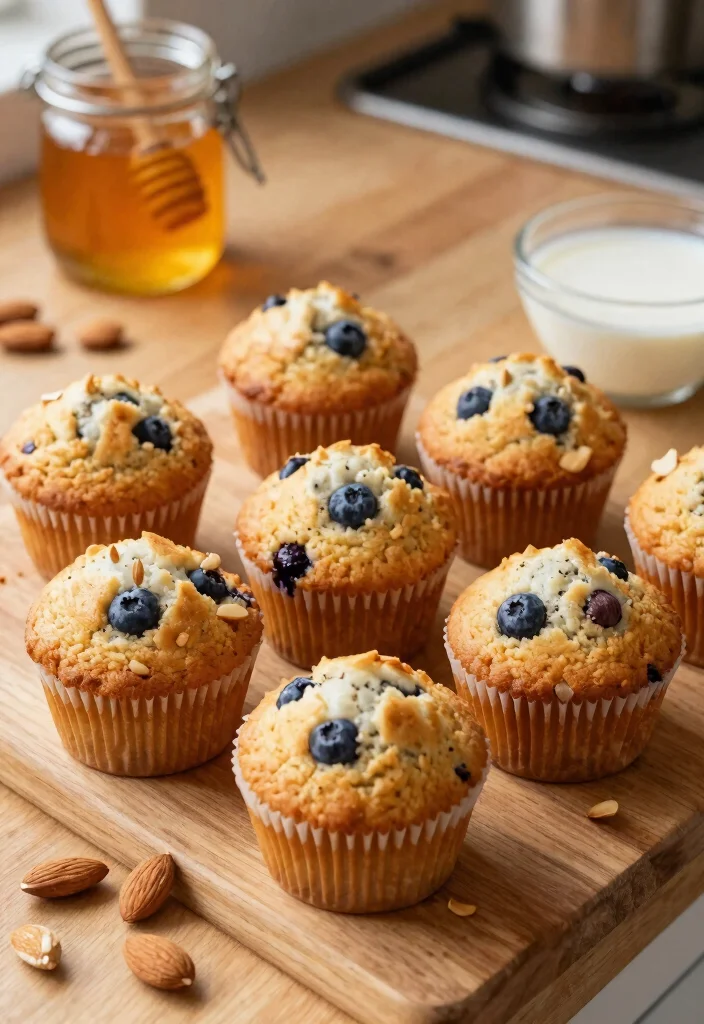 12 Fluffy Gluten Free Blueberry Muffins Bursting With Fresh Flavor - 6. Almond Flour Blueberry Muffins 1