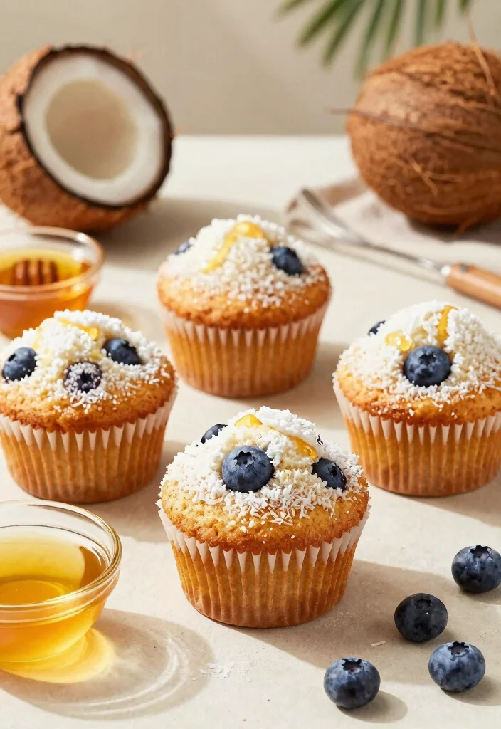 12 Fluffy Gluten Free Blueberry Muffins Bursting With Fresh Flavor - 7. Coconut Flour Blueberry Muffins 1