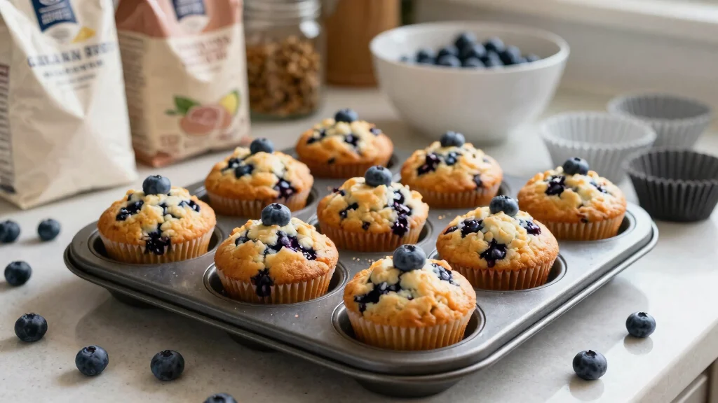 12 Fluffy Gluten Free Blueberry Muffins Bursting With Fresh Flavor