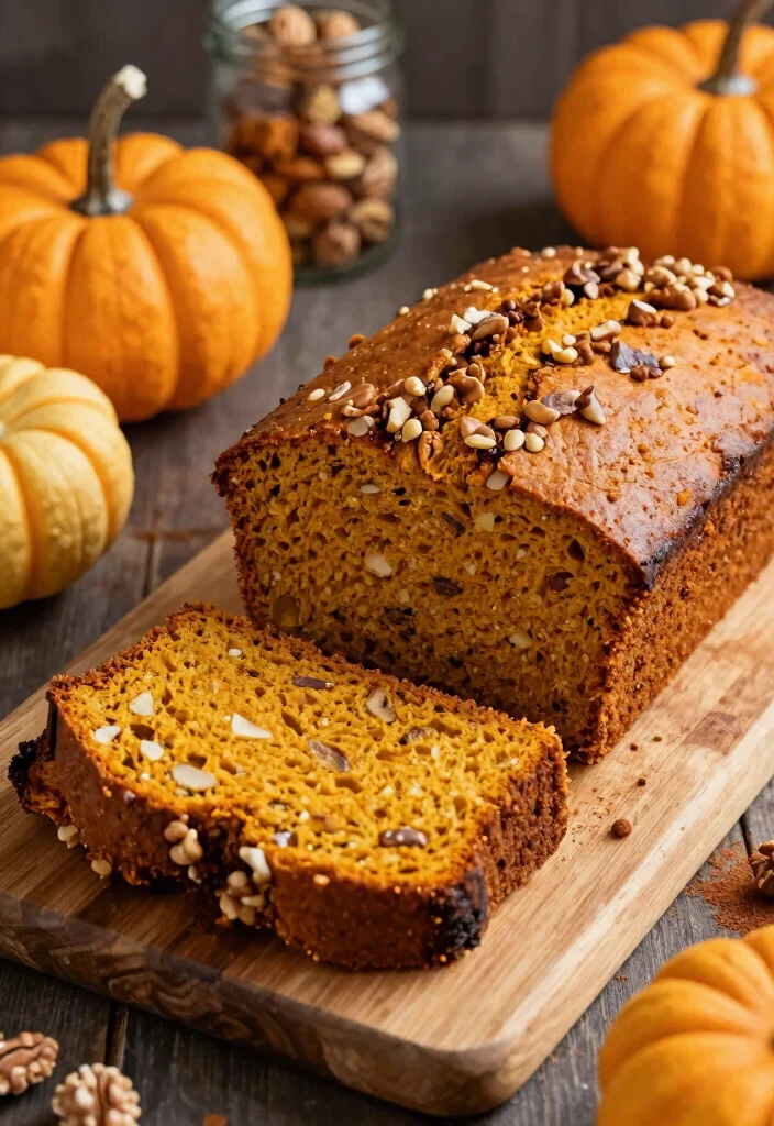 12 Moist Gluten Free Pumpkin Bread Recipes Perfect for Fall - 4. Pumpkin Bread with Nuts 1