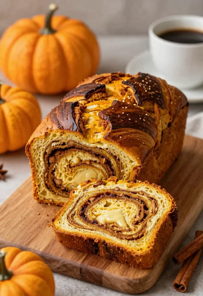 12 Moist Gluten Free Pumpkin Bread Recipes Perfect for Fall - 5. Pumpkin Spice Swirl Bread 1