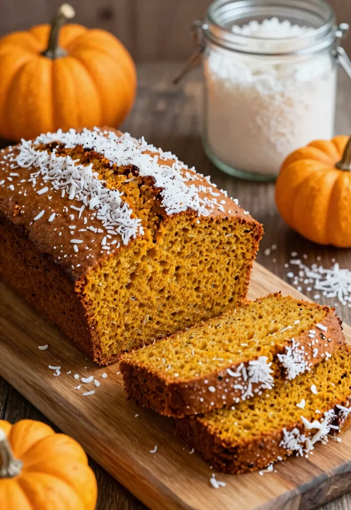 12 Moist Gluten Free Pumpkin Bread Recipes Perfect for Fall - 6. Gluten Free Pumpkin Bread with Coconut 1