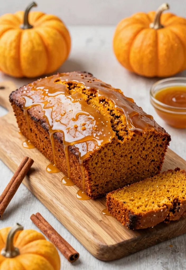12 Moist Gluten Free Pumpkin Bread Recipes Perfect for Fall - 9. Spiced Pumpkin Bread with Maple Glaze 1