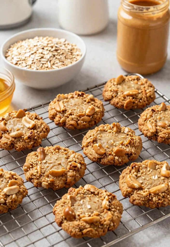 13 Easy Gluten Free Peanut Butter Cookies Recipes Crispy Chewy and Simple - 2. Chewy Peanut Butter Oatmeal Cookies 1