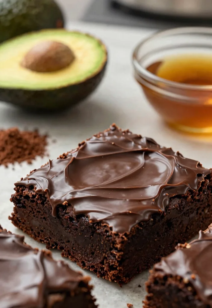 13 Fudgy Gluten Free Brownie Recipes Rich Chocolatey and Decadent - 2. Avocado Brownies 1