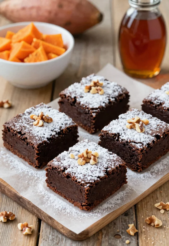 13 Fudgy Gluten Free Brownie Recipes Rich Chocolatey and Decadent - 5. Sweet Potato Brownies 1