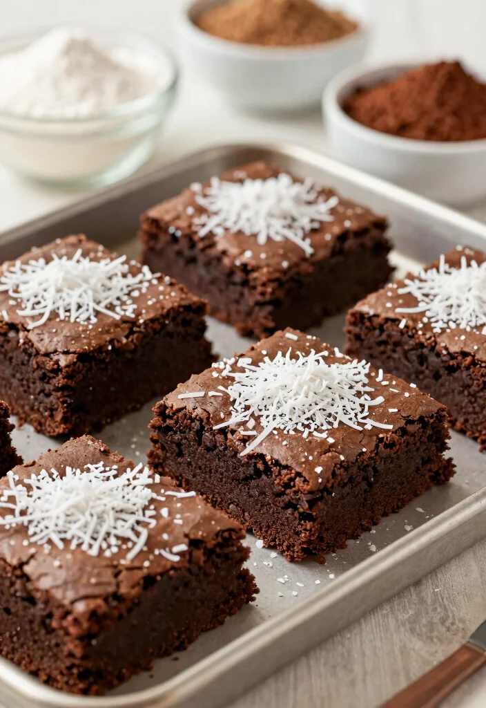 13 Fudgy Gluten Free Brownie Recipes Rich Chocolatey and Decadent - 6. Coconut Flour Brownies 1