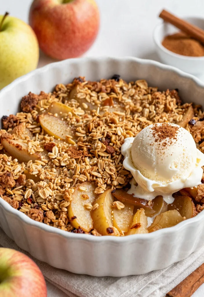 14 Creamy Gluten Free Dairy Free Dessert Recipes Sweet and Allergy Friendly - 14. Spiced Apple Crisp 1