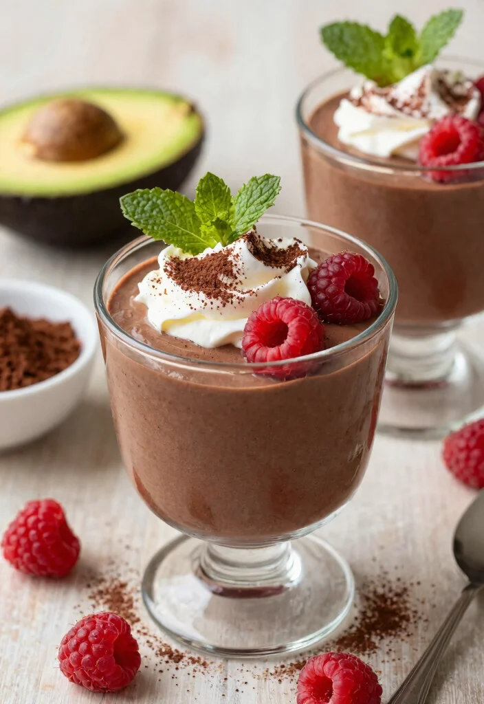 14 Creamy Gluten Free Dairy Free Dessert Recipes Sweet and Allergy Friendly - 2. Chocolate Avocado Mousse 1