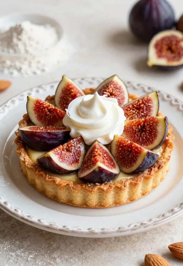 14 Creamy Gluten Free Dairy Free Dessert Recipes Sweet and Allergy Friendly - 7. Fig and Almond Tart 1