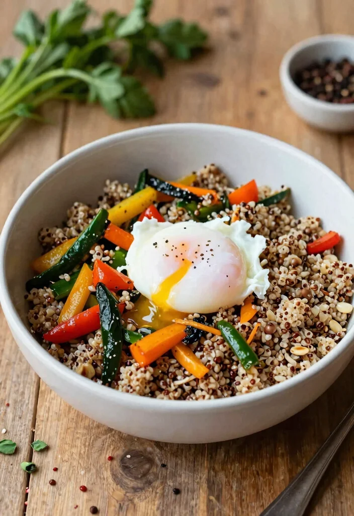 15 Easy Gluten Free Breakfast Ideas Quick Filling and Low Carb - 11. Savory Quinoa Breakfast Bowl 1