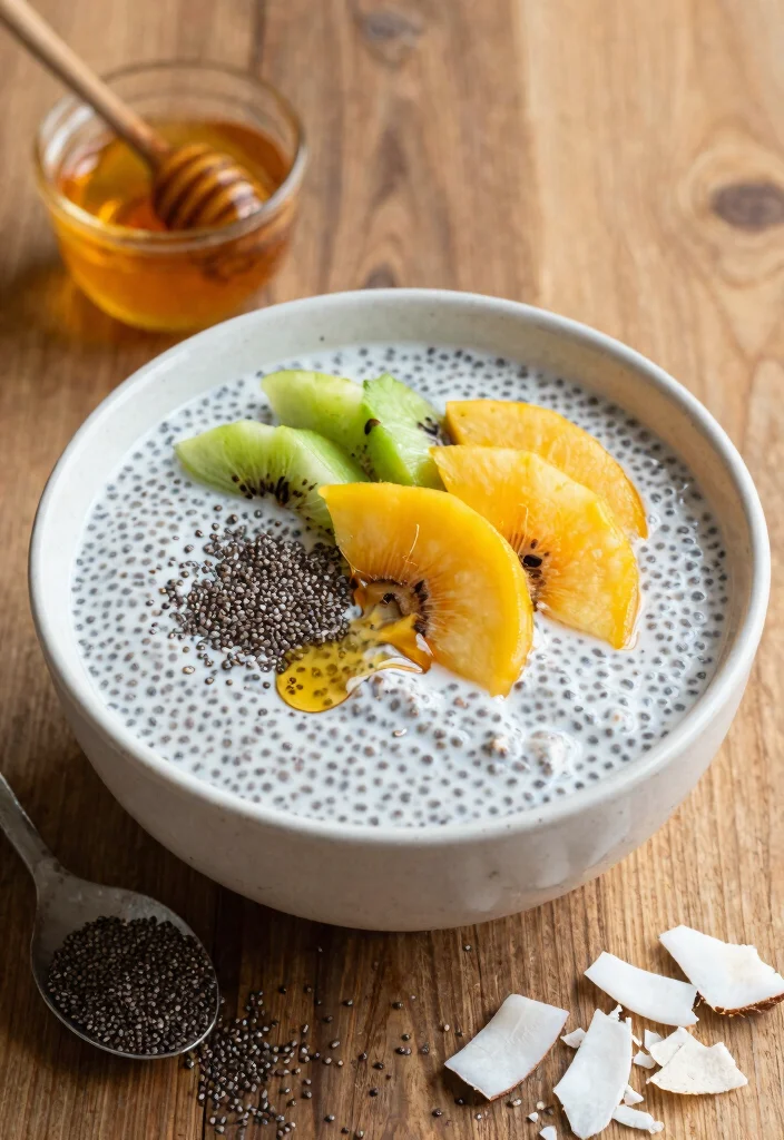 15 Easy Gluten Free Breakfast Ideas Quick Filling and Low Carb - 13. Coconut Chia Pudding 1
