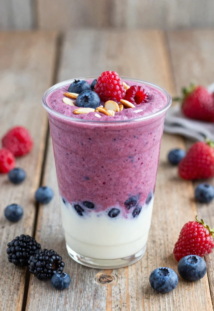 15 Easy Gluten Free Breakfast Ideas Quick Filling and Low Carb - 15. Berry Smoothie 1