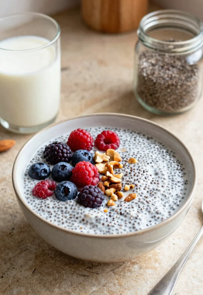 15 Easy Gluten Free Breakfast Ideas Quick Filling and Low Carb - 3. Chia Seed Pudding 1