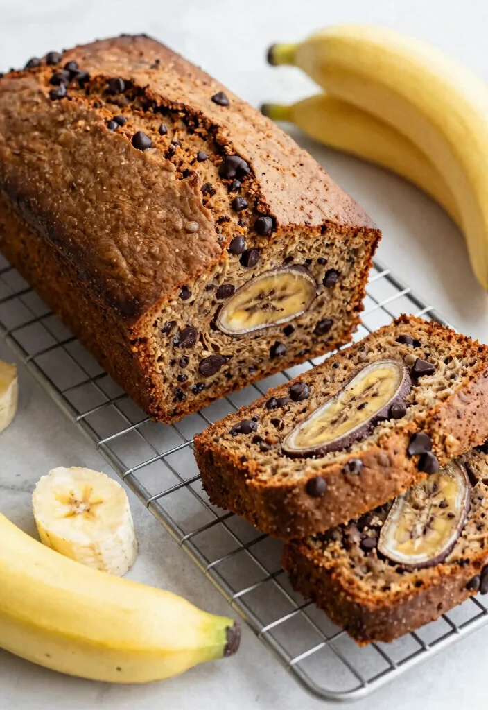 15 Easy Gluten Free Desserts Recipes Anyone Can Make at Home - 11. Chocolate Chip Banana Bread 1