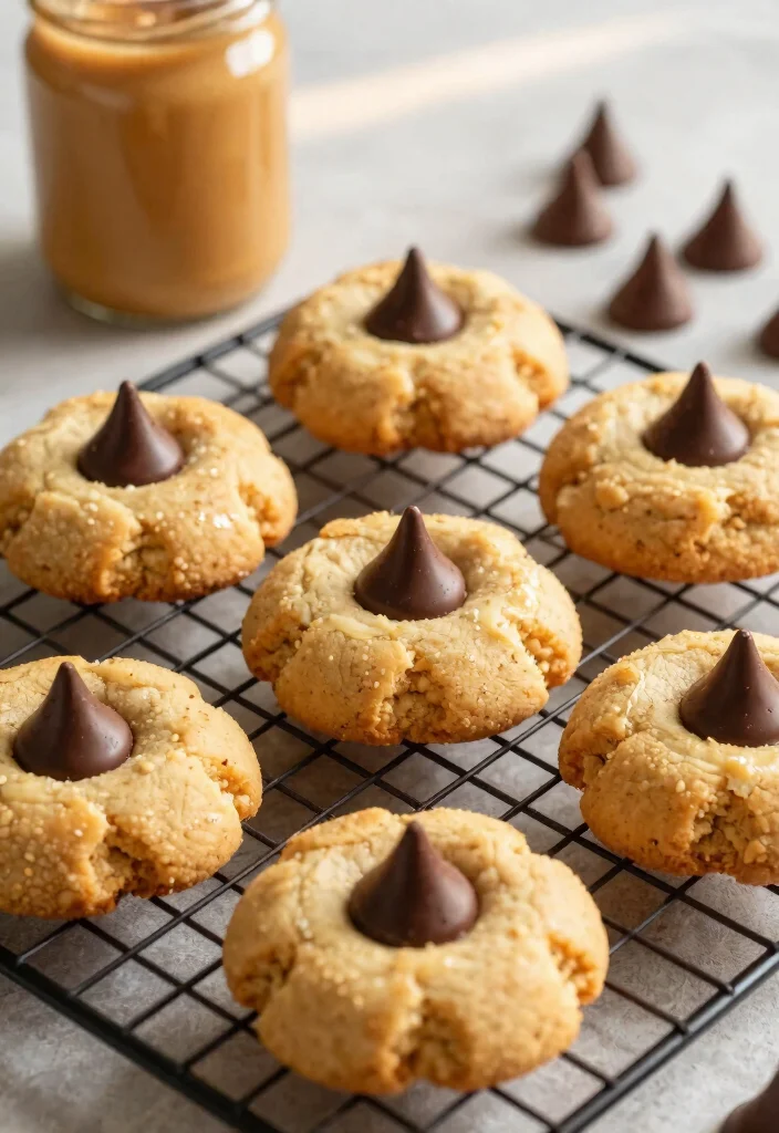 15 Easy Gluten Free Desserts Recipes Anyone Can Make at Home - 13. Peanut Butter Blossom Cookies 1