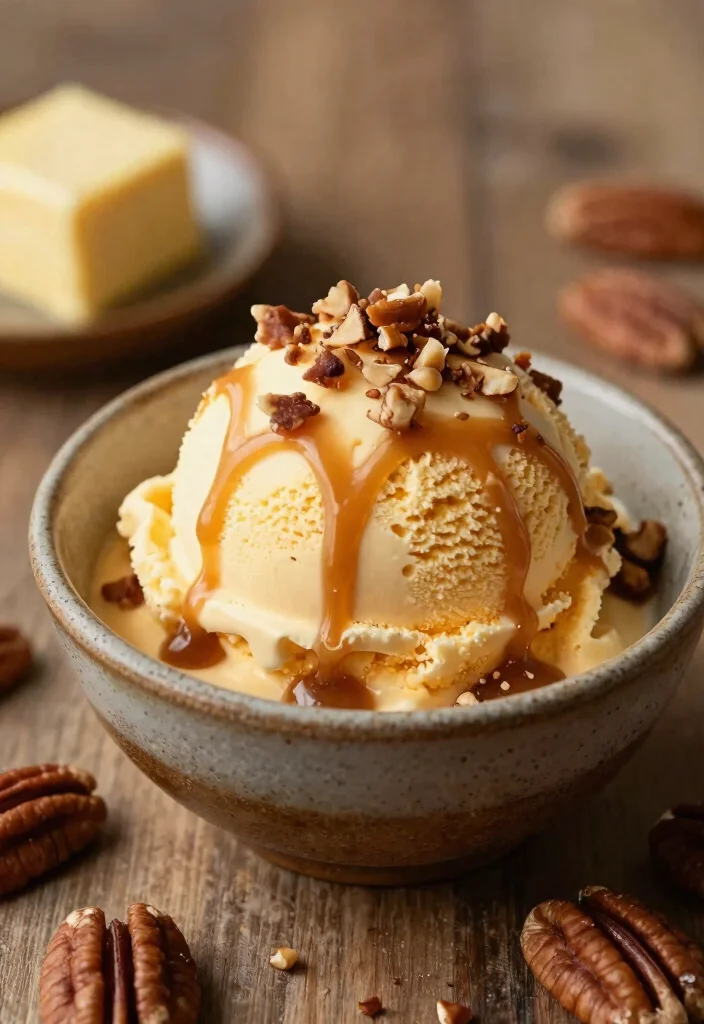 15 Easy Gluten Free Desserts Recipes Anyone Can Make at Home - 14. Butter Pecan Ice Cream 1