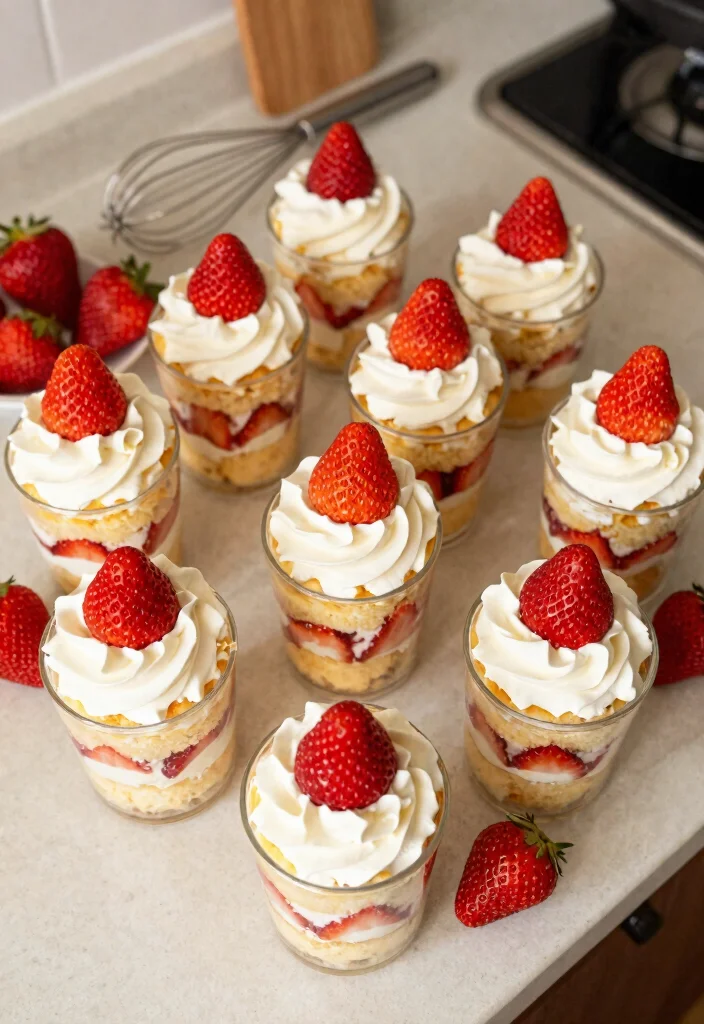 15 Easy Gluten Free Desserts Recipes Anyone Can Make at Home - 3. Strawberry Shortcake Cups 1