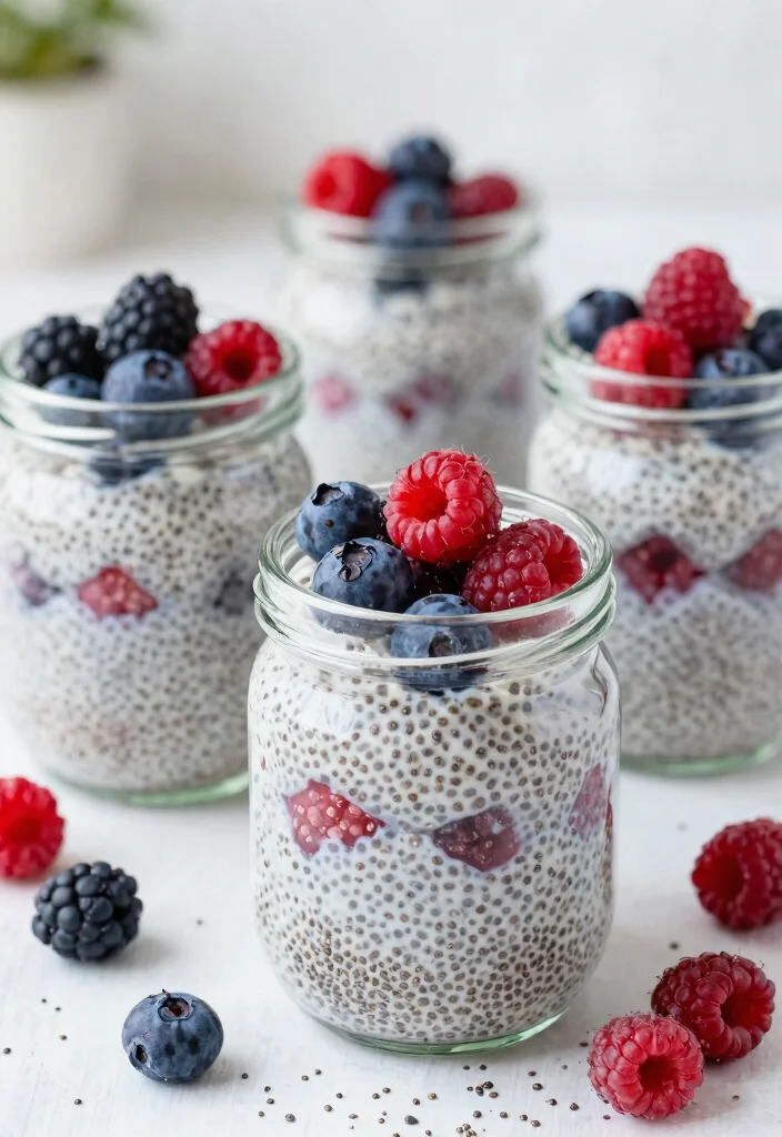 15 Easy Gluten Free Desserts Recipes Anyone Can Make at Home - 7. Berry Chia Seed Pudding 1