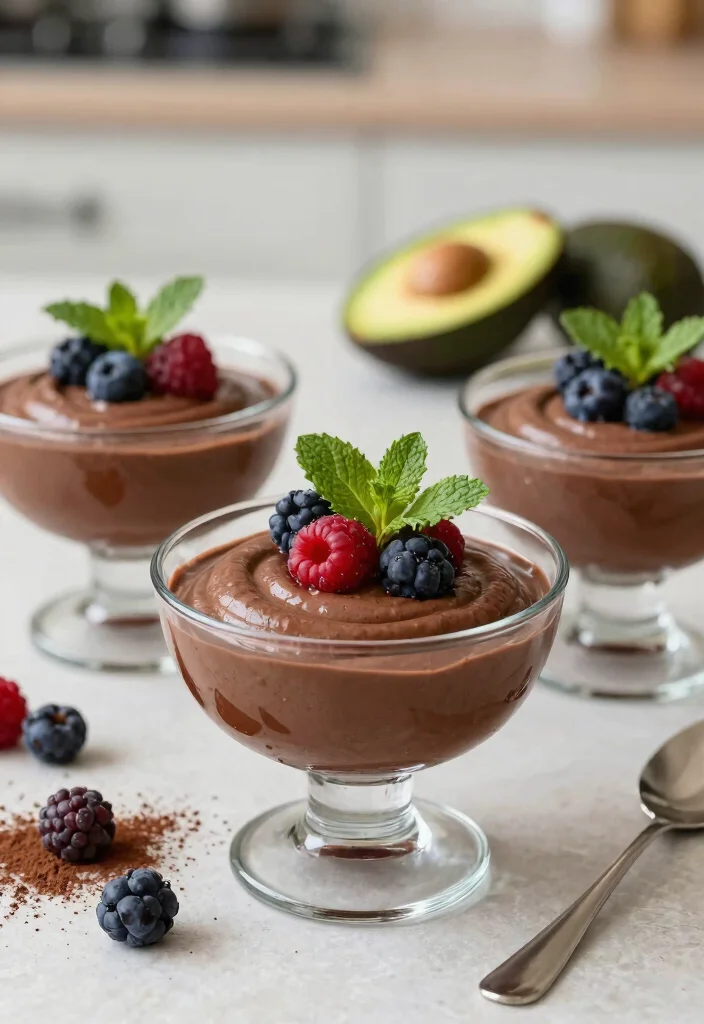 15 Easy Gluten Free Dinner Recipes the Whole Family Will Love - 15. Chocolate Avocado Mousse 1
