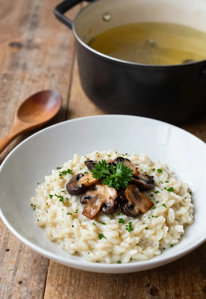 15 Easy Gluten Free Dinner Recipes the Whole Family Will Love - 2. Creamy Mushroom Risotto 1