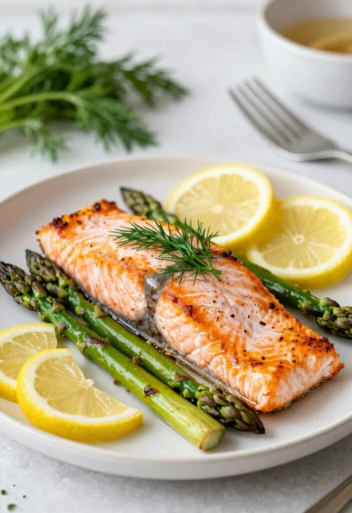15 Easy Gluten Free Dinner Recipes the Whole Family Will Love - 6. Baked Salmon with Asparagus 1