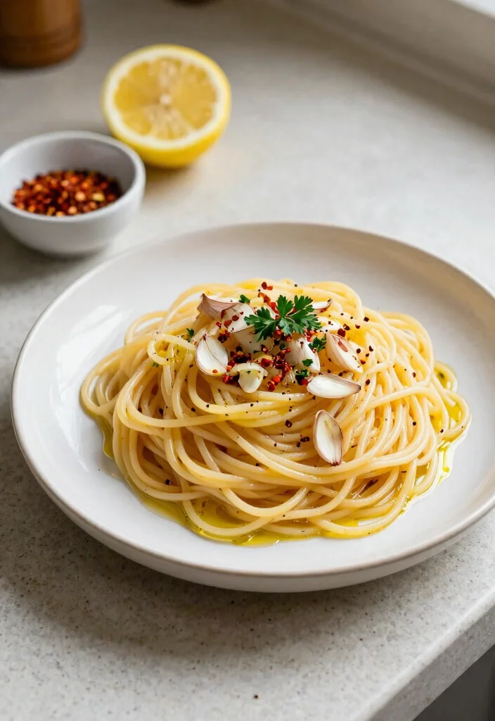 15 Easy Gluten Free Pasta Recipes for Quick and Satisfying Dinners - 10. Spaghetti Aglio e Olio 1