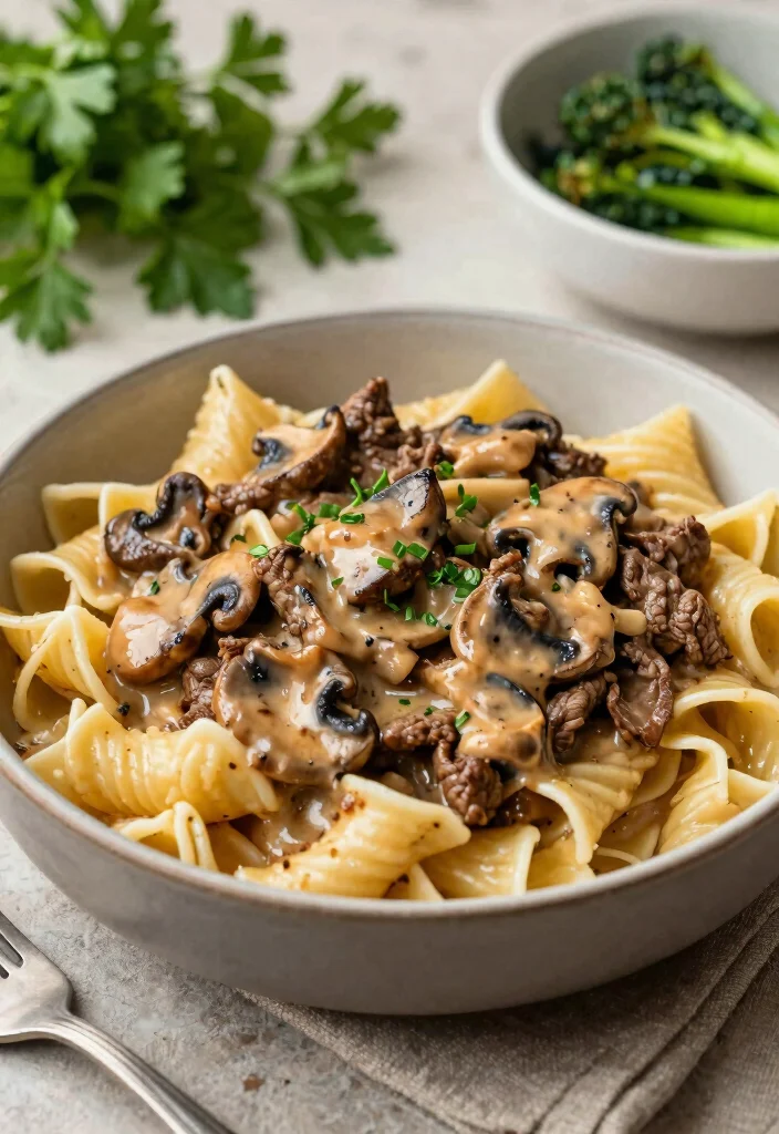 15 Easy Gluten Free Pasta Recipes for Quick and Satisfying Dinners - 14. Beef Stroganoff Gluten Free Pasta 1