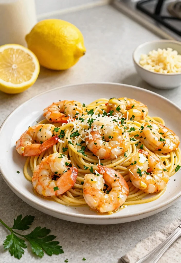 15 Easy Gluten Free Pasta Recipes for Quick and Satisfying Dinners - 4. Lemon Garlic Shrimp Gluten Free Pasta 1