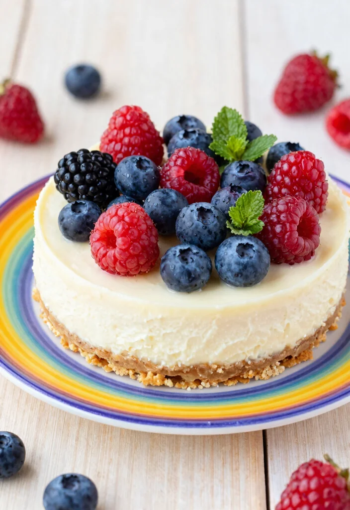 6 Creamy Gluten Free Cheesecake Recipes Smooth Decadent and Crowd-Pleasing - 4. Berry Bliss No-Bake Gluten Free Cheesecake 1
