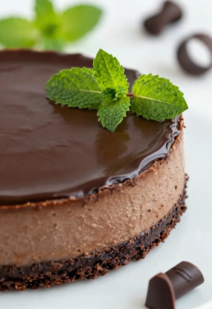 6 Creamy Gluten Free Cheesecake Recipes Smooth Decadent and Crowd-Pleasing - 6. Chocolate Mint Gluten Free Cheesecake 1