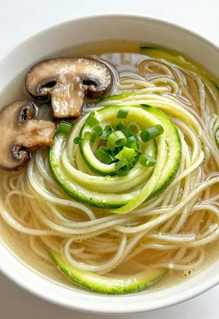 7 Comforting Gluten Free Ramen Recipes with Rich Broth and Satisfying Noodles - 7. Zucchini Noodle Ramen 1