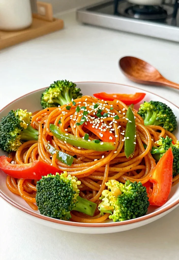 7 Delicious Gluten Free Noodle Recipes for Fast and Flavorful Weeknight Meals - 1. Savory Sweet Potato Noodle Stir-Fry 1