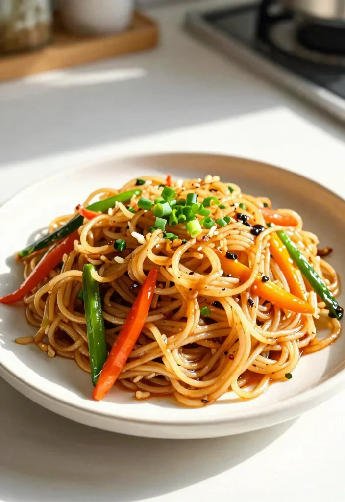 7 Delicious Gluten Free Noodle Recipes for Fast and Flavorful Weeknight Meals - 4. Garlic Ginger Rice Noodles 1