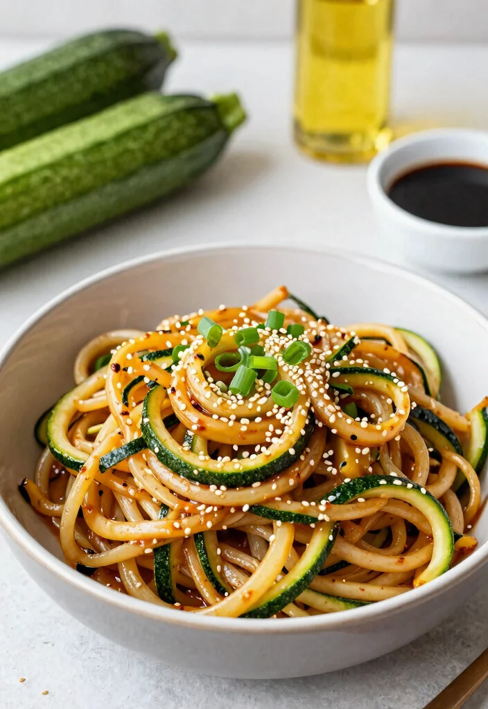 7 Delicious Gluten Free Noodle Recipes for Fast and Flavorful Weeknight Meals - 5. Sesame Soy Zoodles 1