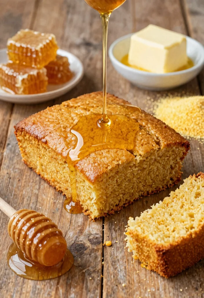 7 Moist and Fluffy Gluten Free Cornbread Recipes Great for Soups and BBQ Sides - 2. Sweet Honey Cornbread 1