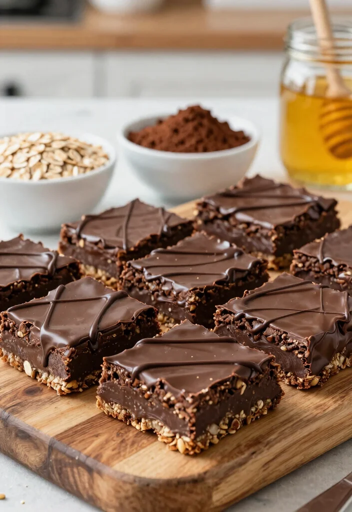 7 Simple Gluten Free Baking Recipes Perfect for Beginners and Home Bakers - 3. No-Bake Gluten Free Chocolate Oat Bars 1