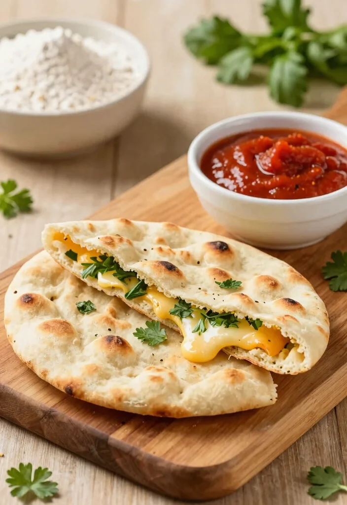 7 Soft and Chewy Gluten Free Naan Recipes Perfect for Dipping and Wrapping - 5. Herb and Cheese Stuffed Gluten Free Naan 1