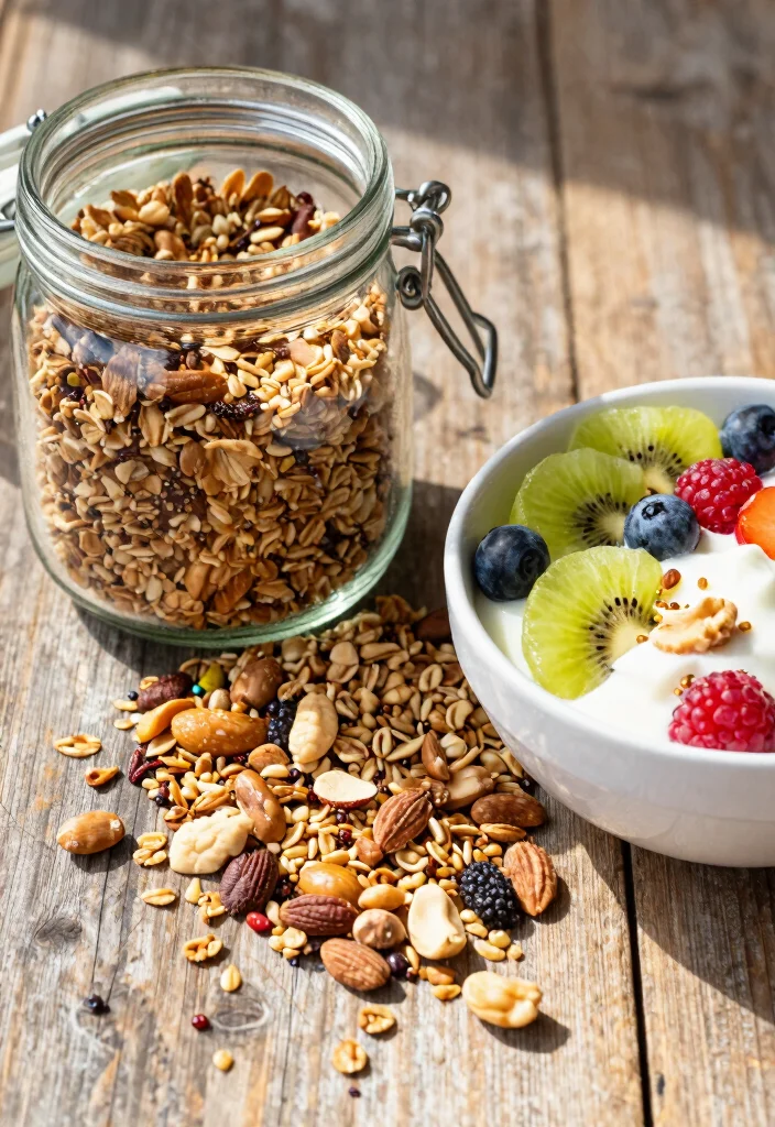 8 Crunchy Gluten Free Granola Recipes Great for Breakfast Bowls and Snacking - 8. Nutty Quinoa Granola 1