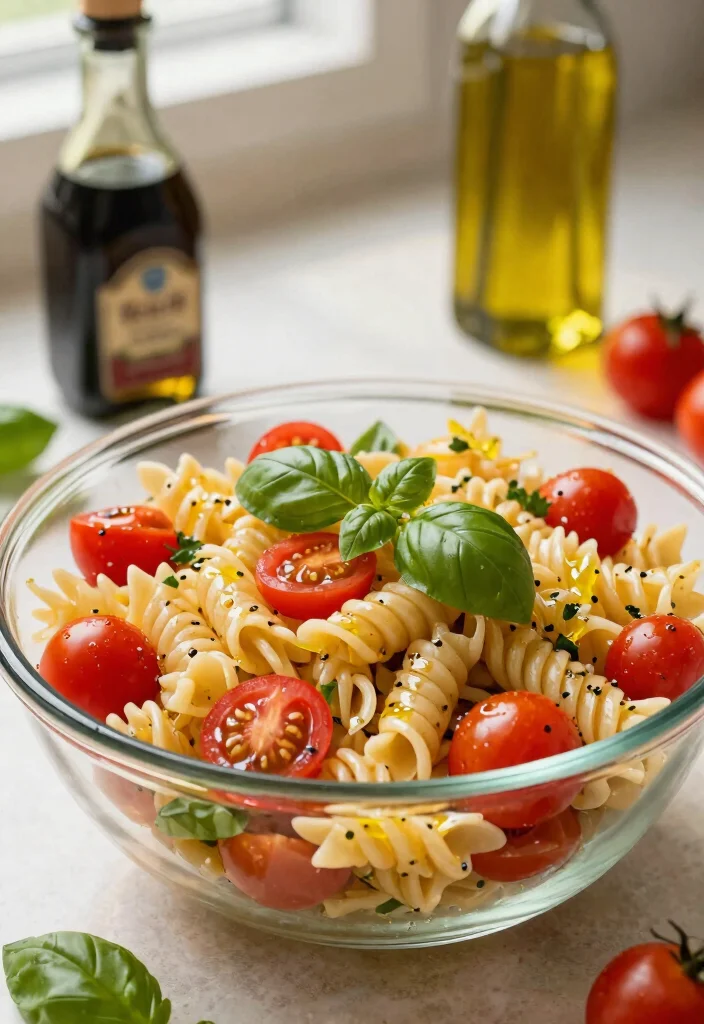 8 Easy Gluten Free Pasta Recipes for Quick and Satisfying Dinners - 5. Tomato Basil Pasta Salad 1