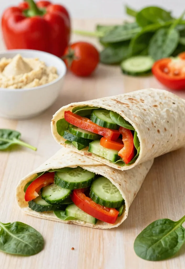 8 Easy Gluten Free Wrap Recipes Packed with Flavor for Lunch on the Go - 2. Veggie Delight Wrap 1