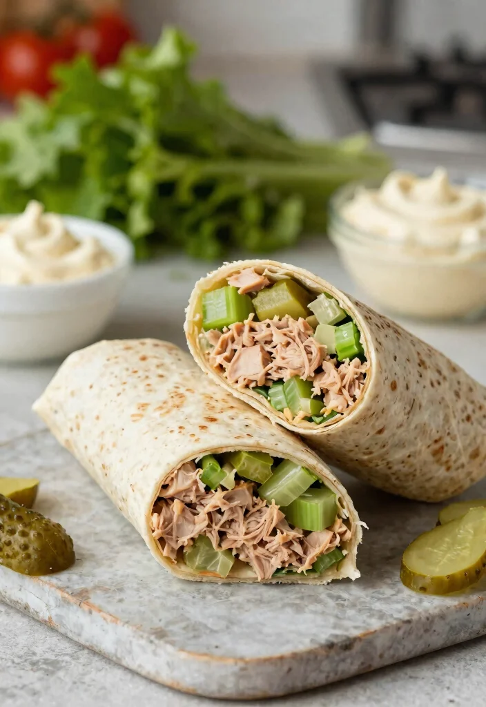 8 Easy Gluten Free Wrap Recipes Packed with Flavor for Lunch on the Go - 7. Classic Tuna Salad Wrap 1