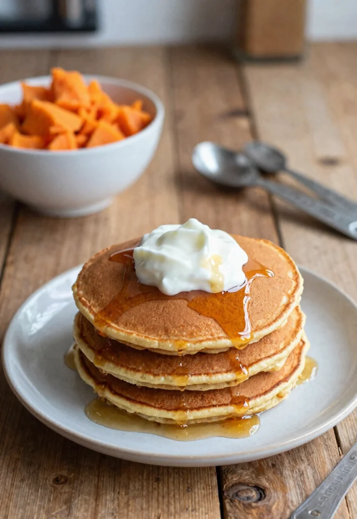 8 Fluffy Gluten Free Pancake Recipes Perfect for a Cozy Weekend Breakfast - 6. Sweet Potato Gluten Free Pancakes 1